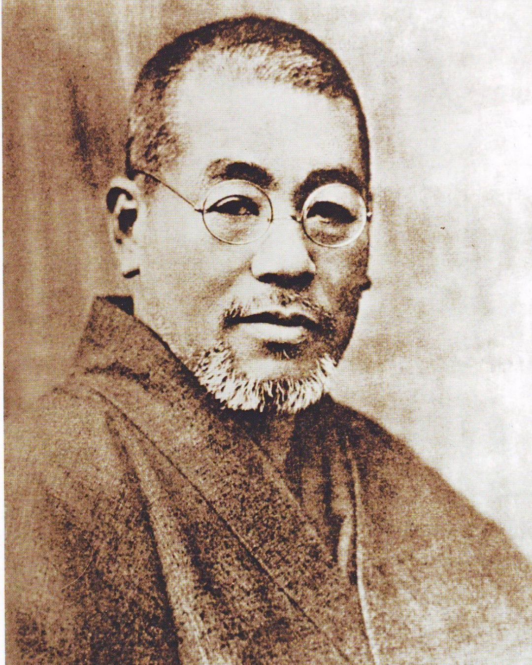 Portrait ancien de Mikao Usui, fondateur de la méthode Reiki Usui.
